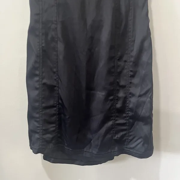 ZARA Women's Black Halter Tie Neck Mini Dress Medium LBD NEW‎ SHORT POLYESTER - Image 3