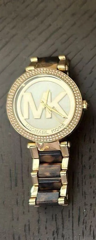 Michael Kors Tortoise Shell Watch - Image 2