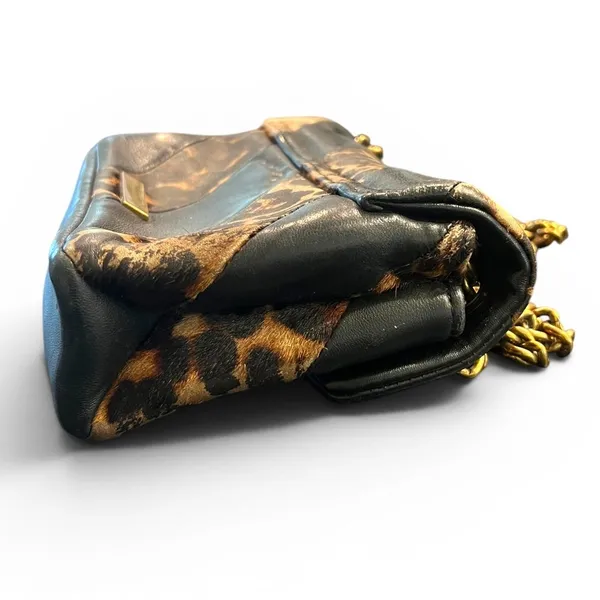 Kurt Geiger Soho small crossbody purse shoulder bag leopard print calf hair - Image 12