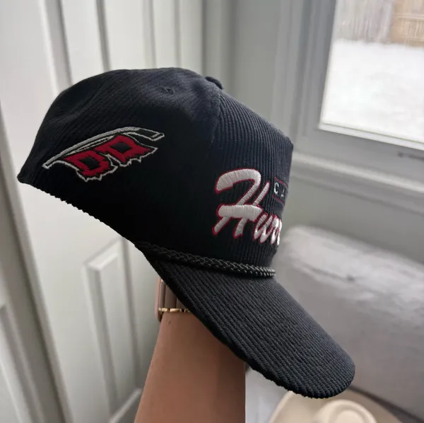 47 Brand Black Carolina Hurricanes Embroidered Script corduroy Cap - Image 8