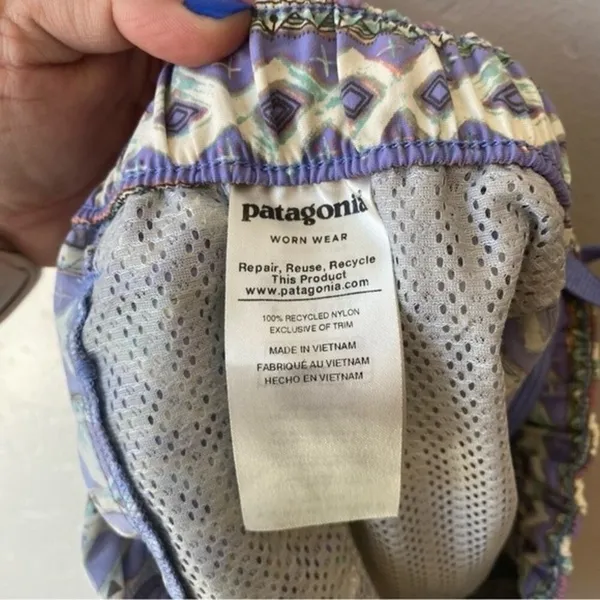 Patagonia Barely Baggies Shorts in Valengo Light Violet Blue - Image 9