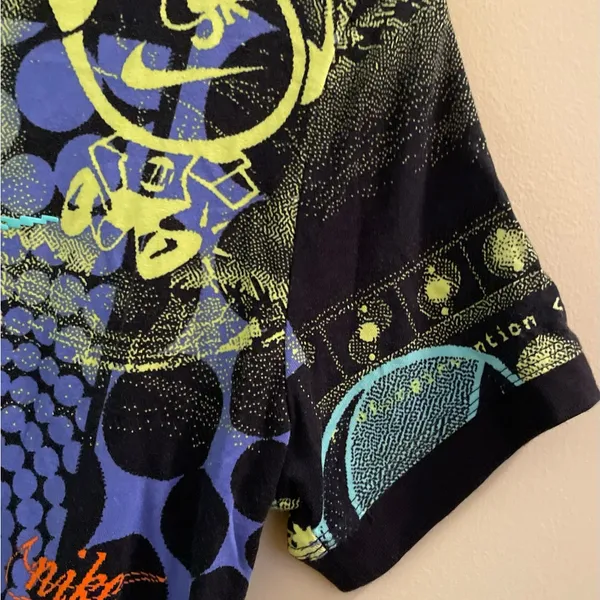 Nike Essential Rave Bodycon Dress Graphic Print Women Medium Large Runs Small - Image 6