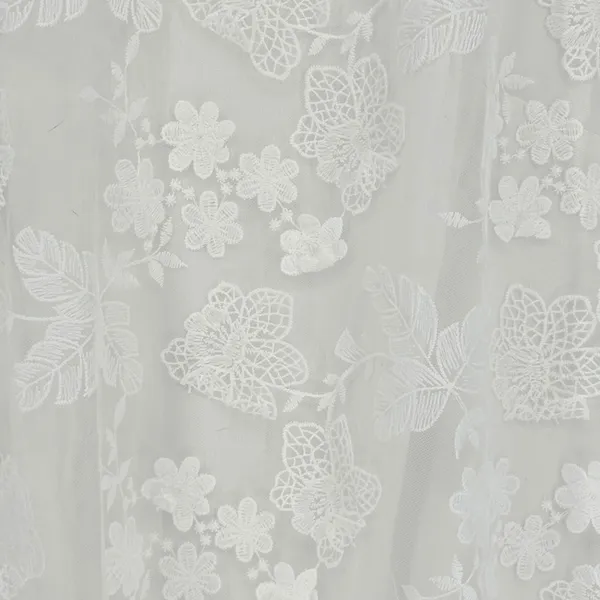 Robbie Bee Signature White Floral Lace Shift Dress Size Medium Bow Back‎ - Image 11