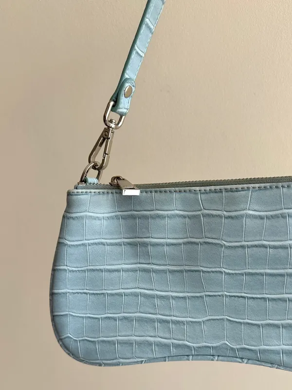 JW PEI Eva Small Shoulder Bag, Icy Croc - Image 9