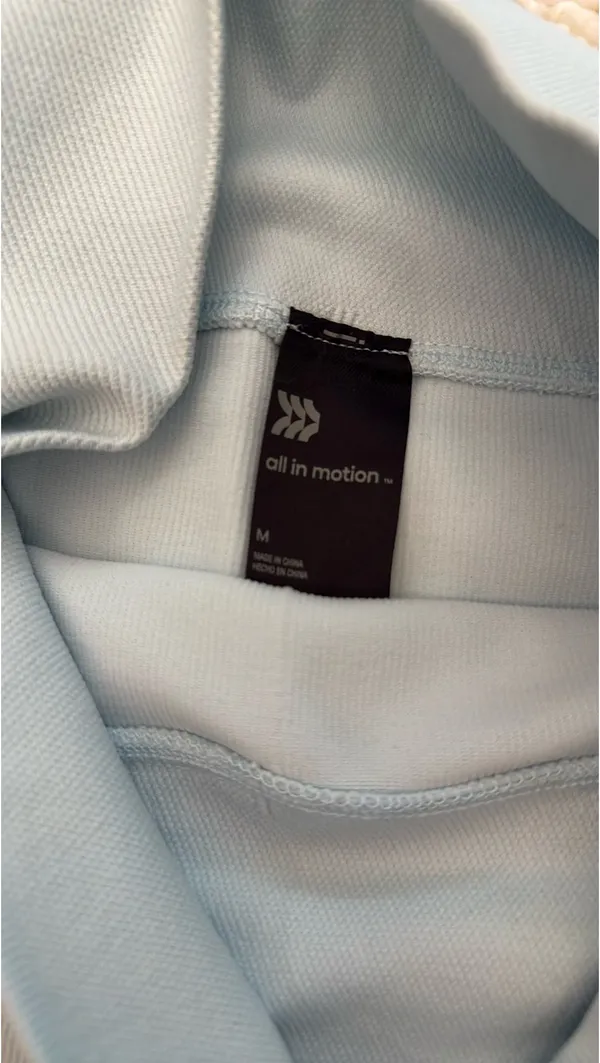 All In Motion Light Blue Biker Shorts - Image 2