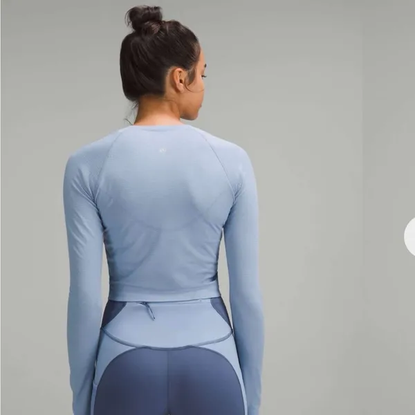 Lululemon Swiftly Tech Cropped Long-Sleeve Shirt 2.0 - Image 2