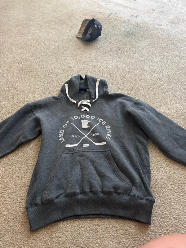 J. America land of 10,000 ice rinks hooded sweatshirt grey - Image 2