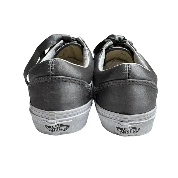 Vans Old Skool Satin Lux Gray Sneakers Women's Size 6.5 - Image 9