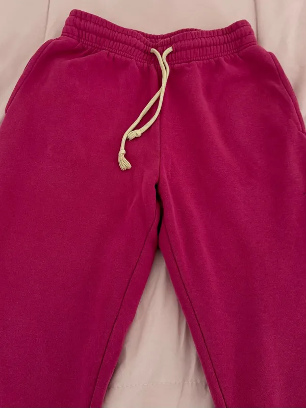 Out from Under pink Fuchsia Drawstring Jogger Pants sweatpants, size XS pockets - Image 6