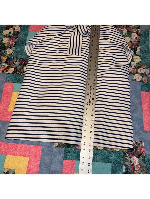 Maeve by Anthropologie $128 Woman’s M Ahoy Swing Dress Tie-Front Mini, Size M - Image 9