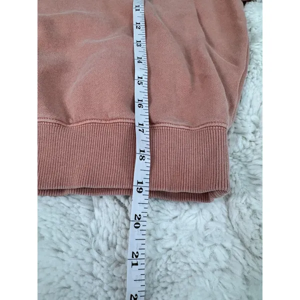 Billabong Polo Pullover Sweatshirt XS Dusty Rose Pink Collared Y2K Surf - Image 5