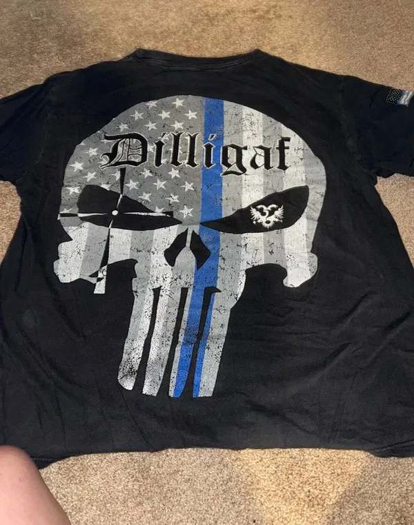 Dilligaf tee Black Size L - Image 2