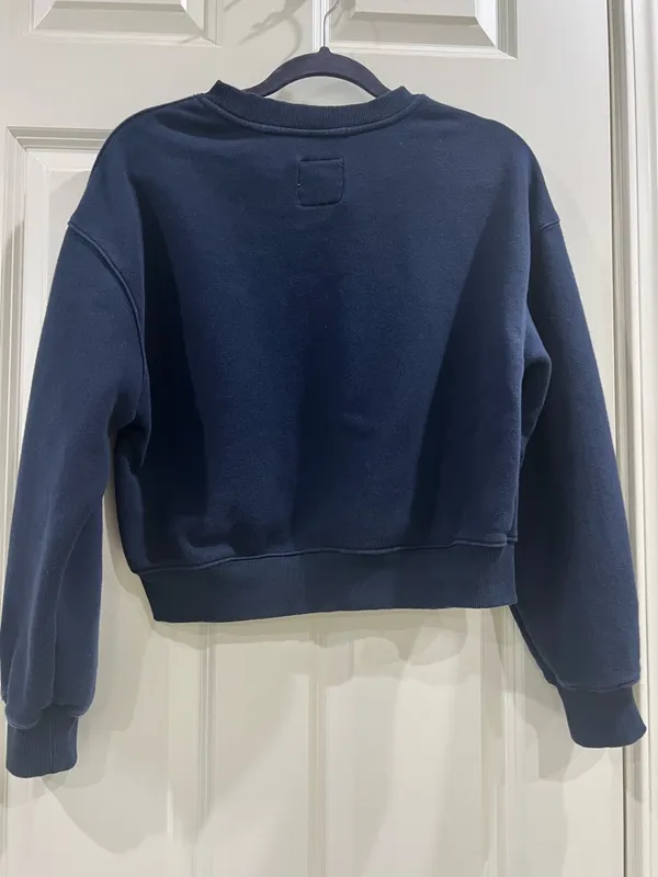 Lazy sundays Malibu Health & Wellness Sweatshirt – Navy Graphic Pullover – Size M - Image 5