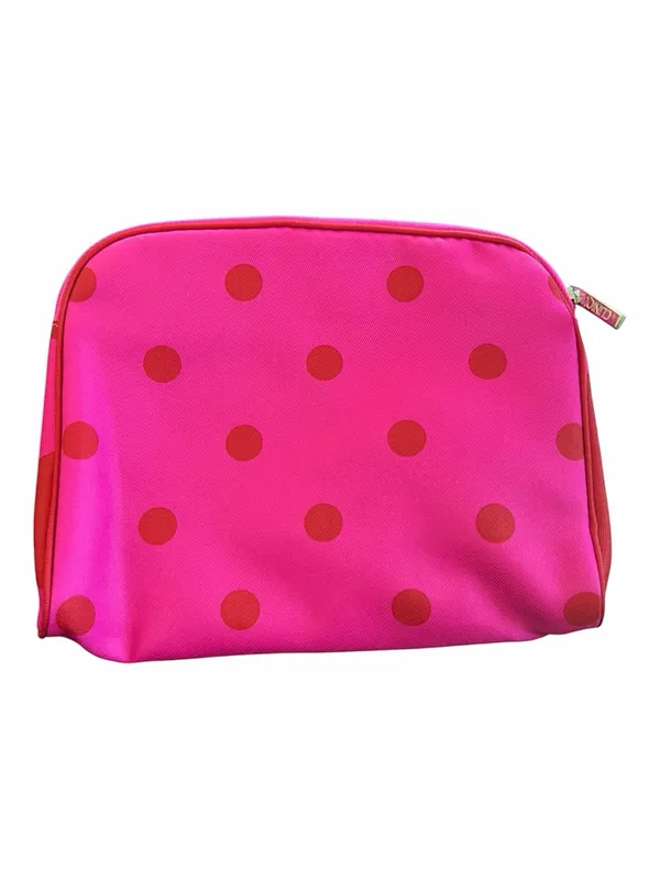 Kate Spade X Clinique Limited Edition Pink Polka Dot Cosmetic Travel Bag, NEW - Image 4