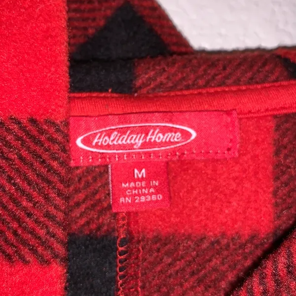 Holiday home red plaid winter matching one piece pajamas - Image 5