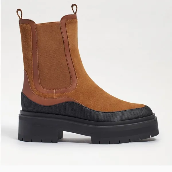 Sam Edelman Tan and Black Lulia Boots - Image 2