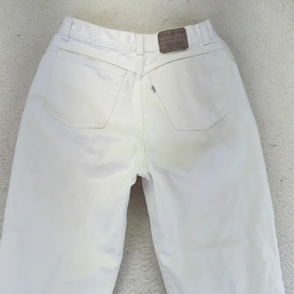 Vintage‎ 90s Levi's 900 Series High Waisted Jeans Womens 13 White Mom Straight - Image 10