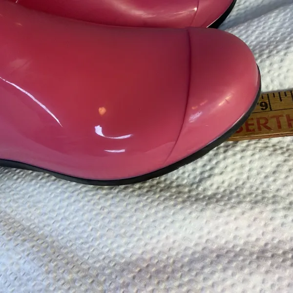 UGG Rain Boots Raana Womens Pink Size 5/6 Youth 4 Rubber Waterproof - Image 7