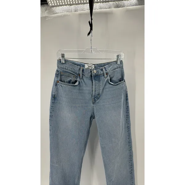 Reformation Jeans Casey Mid Rise Relaxed Straight Jeans classic size 25 - Image 3