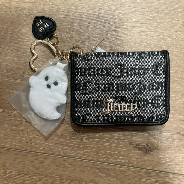 Juicy Couture Spooky Card Holder Wallet with Ghost and “be my boo” Charm - Image 6