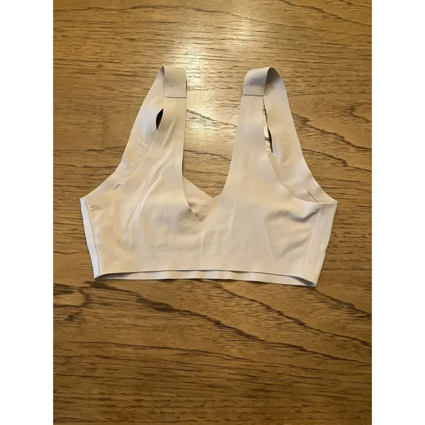 Aerie Smooothez Sweetheart Wireless Seamless Bralette Bra Beige Womens S - Image 3