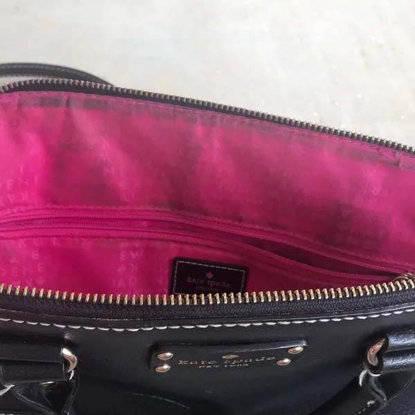 Kate Spade Black Dome Crossbody Hand Bag Purse - Image 10