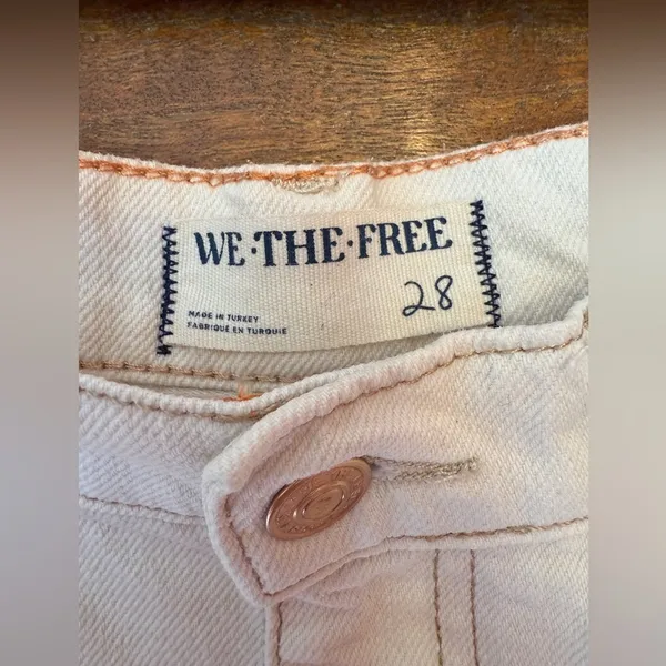 Free People Tinsley Baggy High Rise Straight Leg Denim 28 NWT MSRP $98 - Image 7