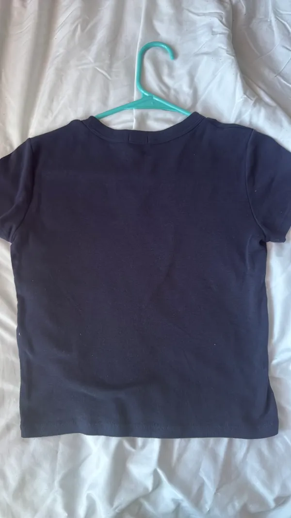 Brandy Melville John Galt Top Navy Blue - Image 2