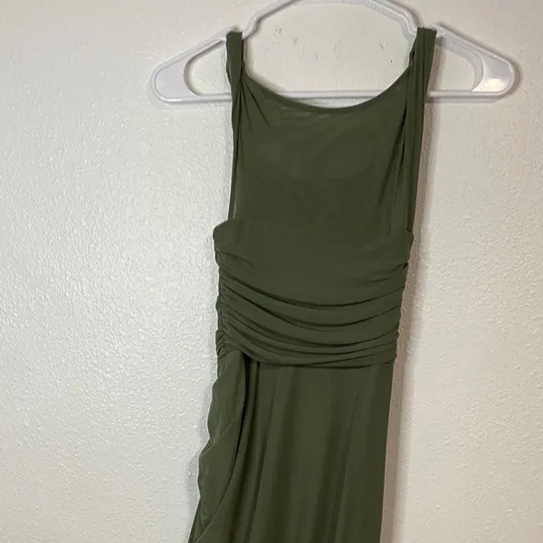 Elegant Asymmetrical Green Dress Saints & Secrets Size XS - Image 6