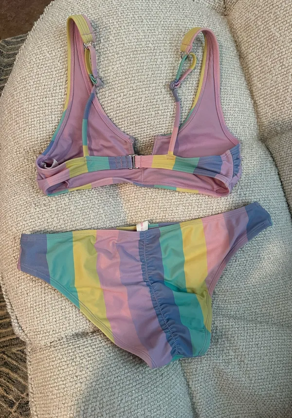 striped bikini set Multiple - Image 2