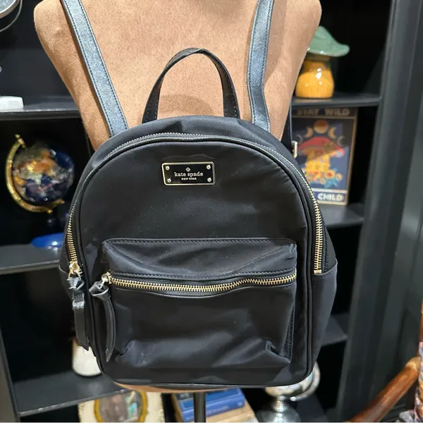 Kate Spade Black Nylon Backpack - Image 2