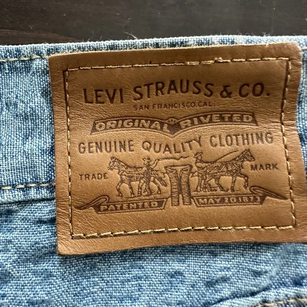 Levis Premium Womens High Loose Shorts Sz 26 Lets Stay in Short - Image 10