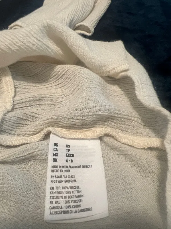 American Eagle Outfitters Cream Scoop-Neck dress - Image 6