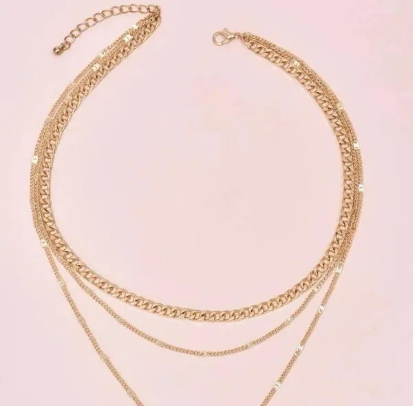 Layered chain necklace - Image 5