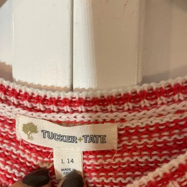 🚨 SALE ‼️ Tucker + Tate cropped striped knit sweater - Image 4