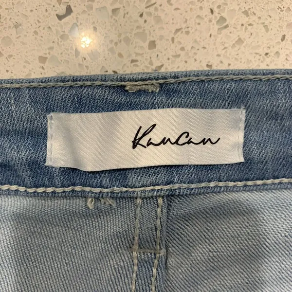KanCan 3XL Jeans Gemma High Rise Button Fly Distress Holes Stretchy Super Skinny - Image 5