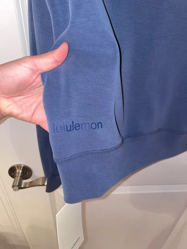 Lululemon Perfectly Oversized Cropped Crew Softstreme - Image 4