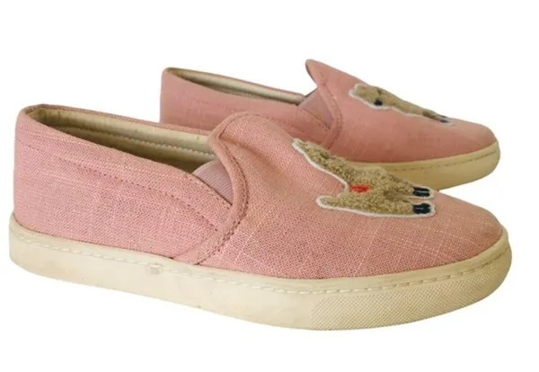 Soludos Dusty Pink Llama Slip On‎ Sneakers Shoes 8 - Image 2