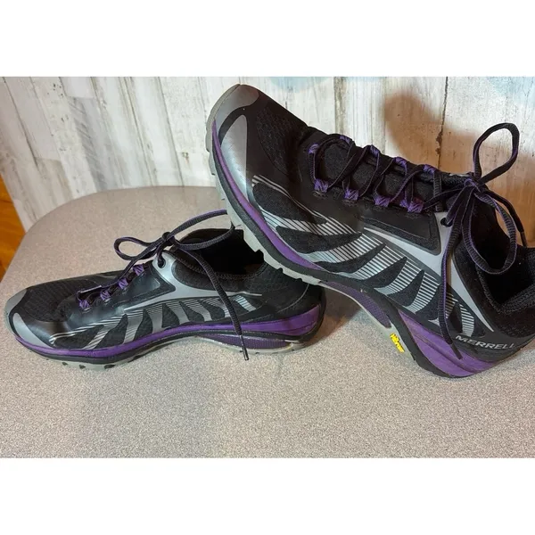 Merrill Siren Edge 3 J034438 Womens 11‎ Black Acai Lace Up Hiking Shoes - Image 3