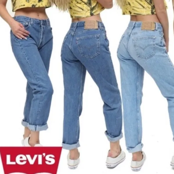 Vintage Levis 514 Jeans Red Tab Slim Straight - Image 3