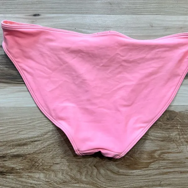 Aerie Coral Swim Bikini Bottoms Women’s Large - Image 3