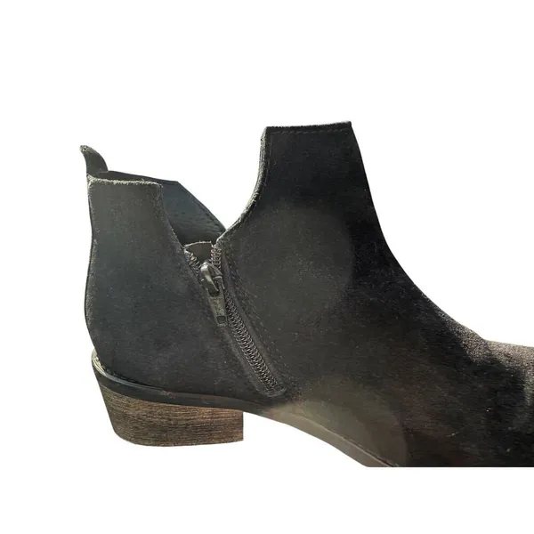 Diba Trus Black Suede Booties Women's Size 10‎ - Image 3