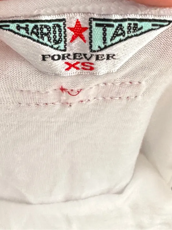 Hard Tail Forever White Tank Top nwot Size XS - Image 5