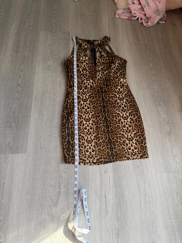 Leopard Print Halter Dress – Size Unknown Multiple - Image 8