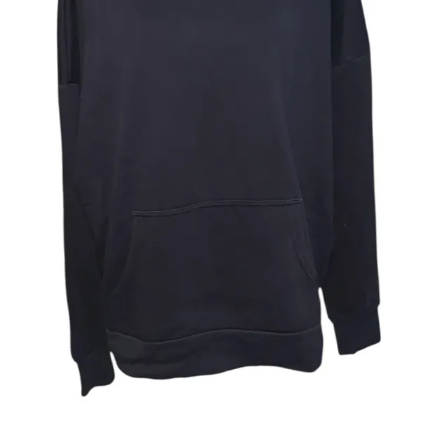 DSG Unisex XL High Neck Black Pullover Sweatshirt Hoodie Fleece - Image 3
