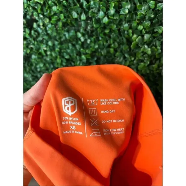 Born Primitive High Rise Orange Leggings Size XS - Image 4