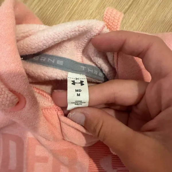 Under Armour Pink  sweatshirt - Image 2