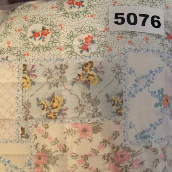 Main Strip Floral Quilted Vest With Ruffles‎ - Image 6