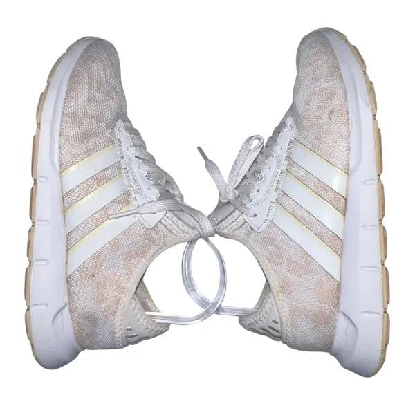 Adidas Swift Run X Women's running shoes Size 6 Leopard‎ White H01907 - Image 5