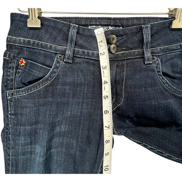 Hudson Y2K Signature Bootcut Jeans 26 Blue Denim Low Rise Flap Pockets Western‎ - Image 9